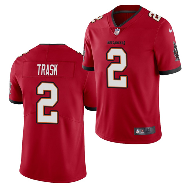 Men's Tampa Bay Buccaneers #2 Kyle Trask 2021 Draft Red NFL Vapor Untouchable Limited Stitched Jersey Men's Tampa Bay Buccaneers #2 Kyle Trask 2021 Draft Red NFL Vapor Untouchable Limited Stitched Jersey